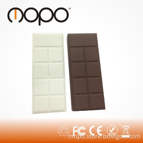 mobile phone charger ultra slim chocolate portable Power Bank Charger